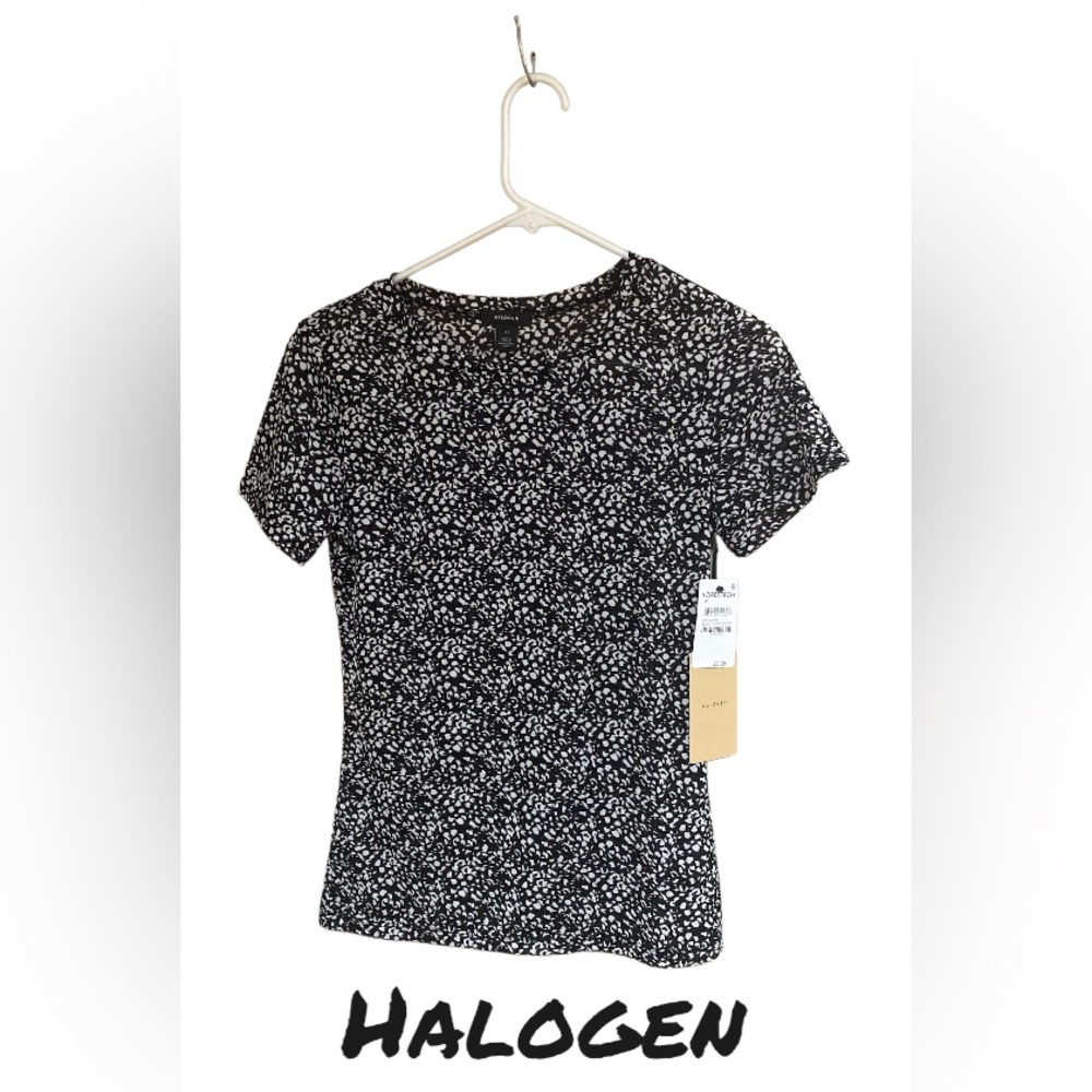 NWT Halogen Cap sleeve Top